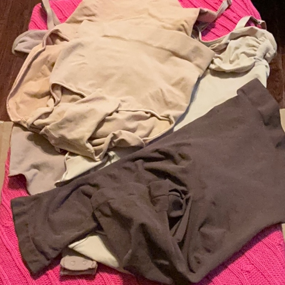 SKIMS Tan Shapewear Bodysuit